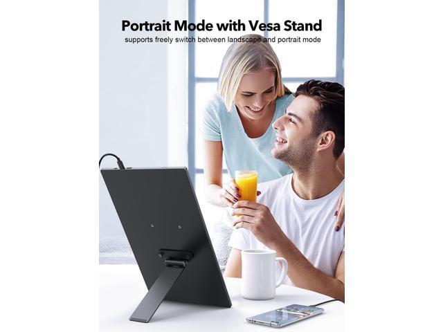UPERFECT Portable VESA Monitor Stand with Hand Screw, 7 to 18.5 inch Freestanding VESA Monitor Desk Mount with Swivel/Tilt/Rotation, fits Monitor...
