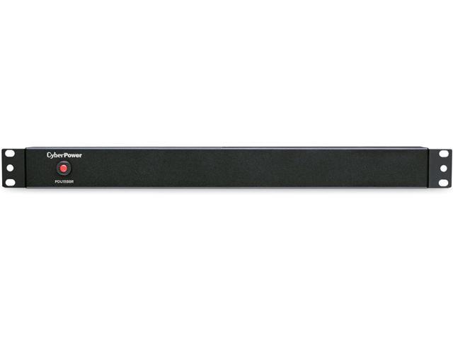CyberPower PDU15B8R Basic PDU, 100-125V, 15A (Derated to 12A), 8 Outlets, 1U Rackmount, Welcome to consult