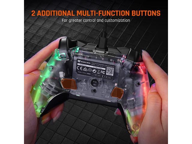 BIGBIG WON PC Controller, Switch Controllers with 0 Deadzone Joysticks, Hair Trigger, 2 Extra Multi-function Buttons, Fully Customizable,...