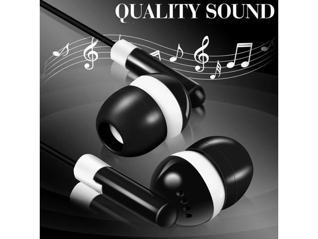 Konohan 100 Pack Bulk Earbuds for Classroom, Student Basic Headphones in Ear for Kids Schools Libraries Laptop,3.5 MM Earbuds Dot Headphones,...