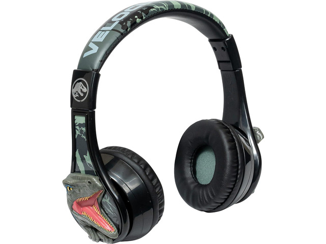 Jurassic World Bluetooth Headphones for Kids, Wireless Headphones Volume Reduced and Built-in Microphone