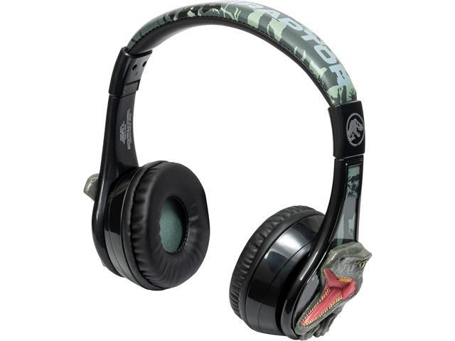 eKids Jurassic World Bluetooth Headphones, Wireless Headphones with Microphone Includes Aux Cord, Kids Headphones for School, Home, or Travel