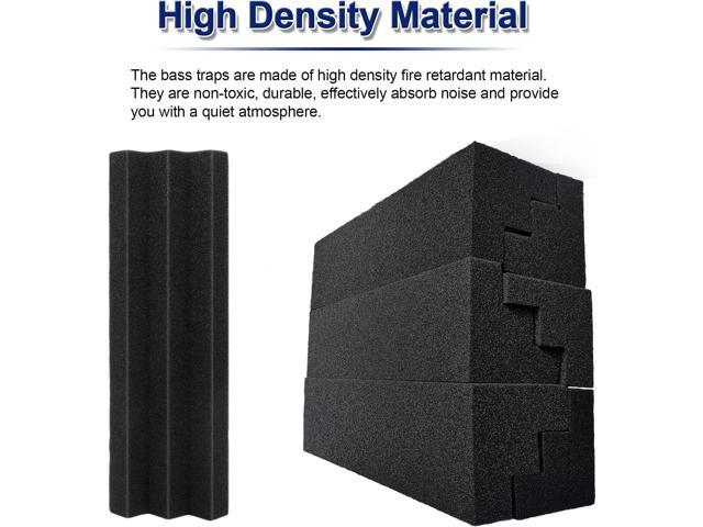 WENGWEI 16 PACK Studios or Home Theater Column Acoustic Wedge Studio Foam Corner Block Finish Corner Wall