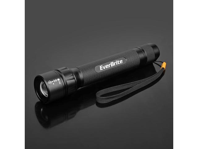 EverBrite Ultra Bright Tactical Flashlight, 600 Lumen Zoomable Adjustable Focus, 4 Light Modes, Heavy-Duty Aluminum Flashlight for Hurricane...