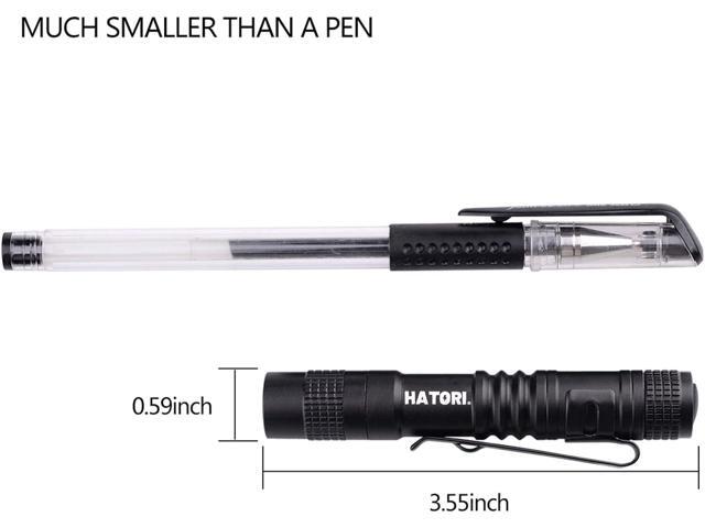 LED Mini Flashlight, Bright Small Handheld Pocket Flashlights Tactical High Lumens Pen Light for Camping, Outdoor, Emergency, 4 Pack(3.55Inch)