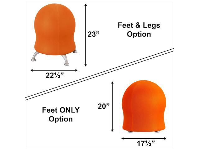 Safco Zenergy Ball Chair, Active Seating, Anti-Burst, Inflatable Chair for Home Office and Classroom