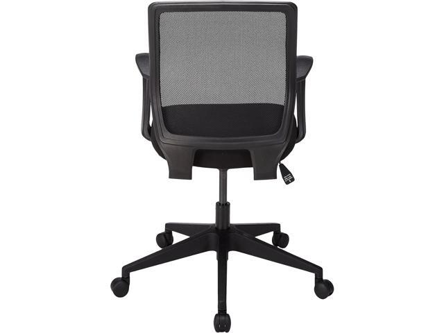 Lorell LLR84868 Executive Mid-Back Work Chair, Black