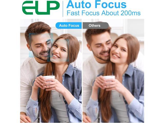 ELP 48MP Fast Autofocus USB Camera Module with 70degree No Distortion Lens for Computer Mini UVC USB2.0 Industrial Webcam Board 8000 * 6000 USB...