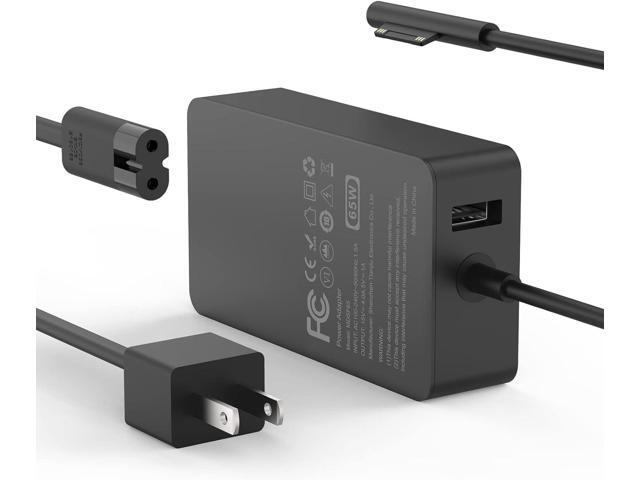 65W Surface Pro Laptop Charger for Microsoft Surface Pro 10, 9, 8, 7+, 7, 6, 5, 4, 3, X, Windows Surface Laptop 6, 5, 4, 3, 2, 1, Surface Go...
