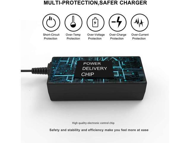 45W Chromebook Charger USB-C for HP Chromebook 14 11 11A G6 G7 G8 G9 EE X360 Lenovo/Dell/Acer, USB C Chromebook Charger Replacement for...