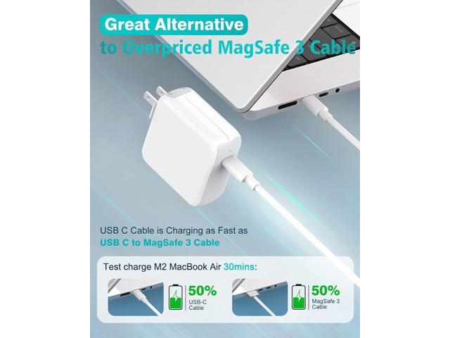 Charger for MacBook Air MacBook Pro 13 14 15 16 inch 2025 2024 2023 2022 2021 2020, M1 M2 M3 M4 Laptop 70W USB C Power Adapter, iPad, LED, 6.6FT...