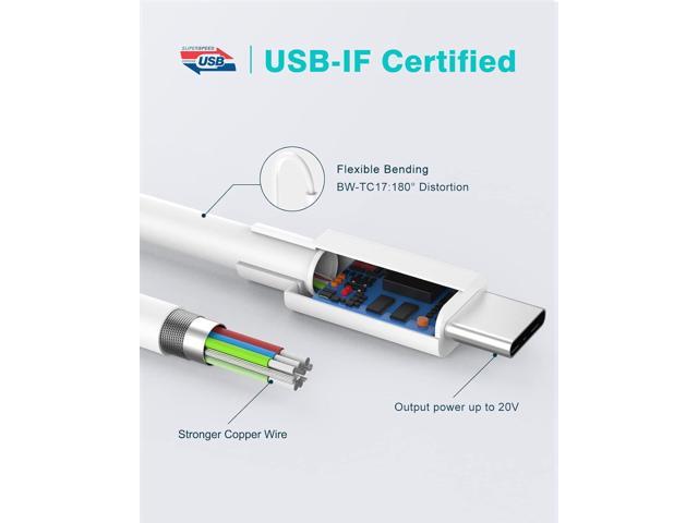 Charger for MacBook Air MacBook Pro 13 14 15 16 inch 2025 2024 2023 2022 2021 2020, M1 M2 M3 M4 Laptop 70W USB C Power Adapter, iPad, LED, 6.6FT...