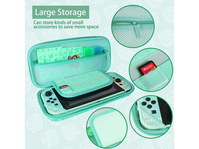 TIKOdirect Carrying Case for Switch, Cute Portable Travel Bag Accessories with Protective Cover, Screen Protectors, Stand, Game Card Holder and...