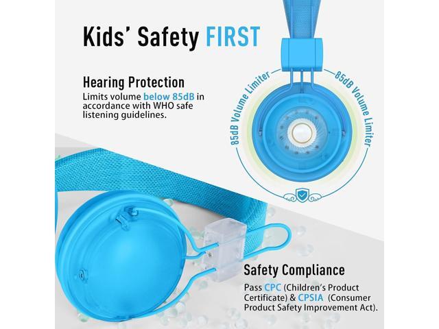 AILIHEN Kids Headphones Bulk 10-Pack for School Classroom K-12, On-Ear Wired Headsets with Microphone & 85dB Volume Limited & Sharing, 3.5mm Jack...