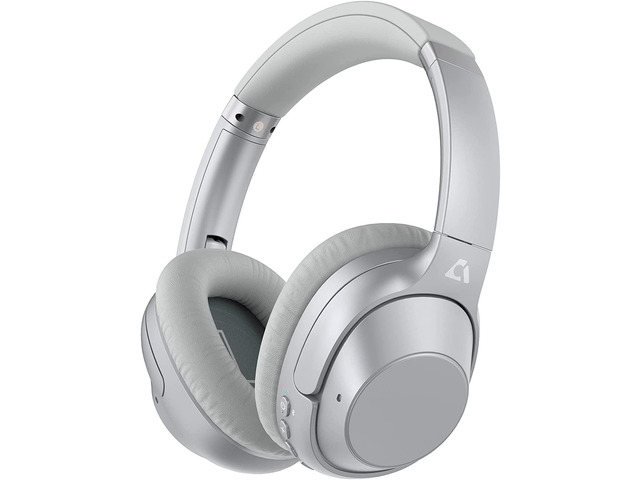 Ankbit E500 Noise Cancelling Headphones - Wireless Bluetooth Headphones,Hi-Res Audio Deep Bass Over-Ear Headphones,75H Playtime,Memory Foam Ear...