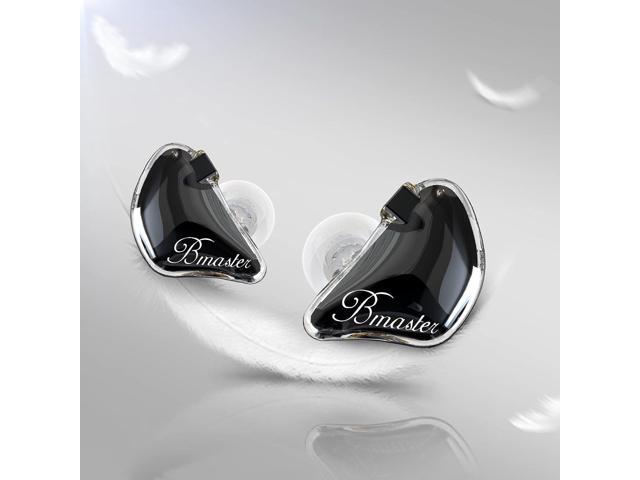 BASN Bmaster Triple Drivers in Ear Monitor Headphone with Two Detachable Cables Fit in Ear Suitable for Audio Engineer, Musician (Black)