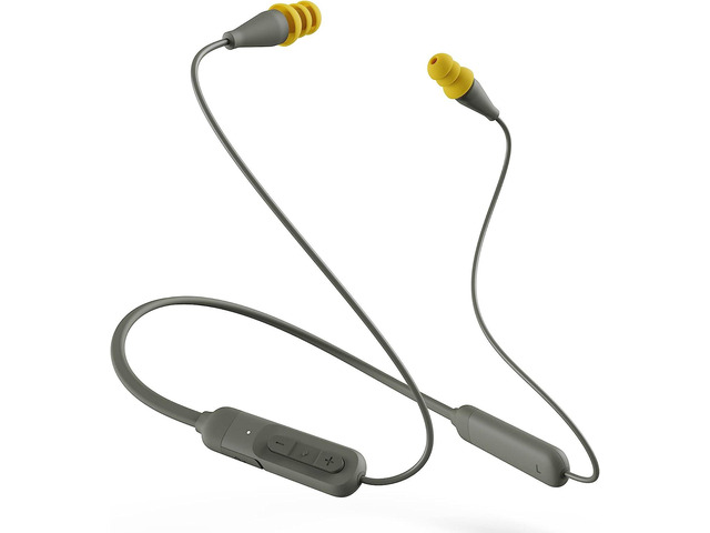 Elgin Ruckus Discord Bluetooth Earplug Earbuds OSHA Compliant Wireless Noise Reduction in-Ear Headphones: Isolating Ear Plug Earphones