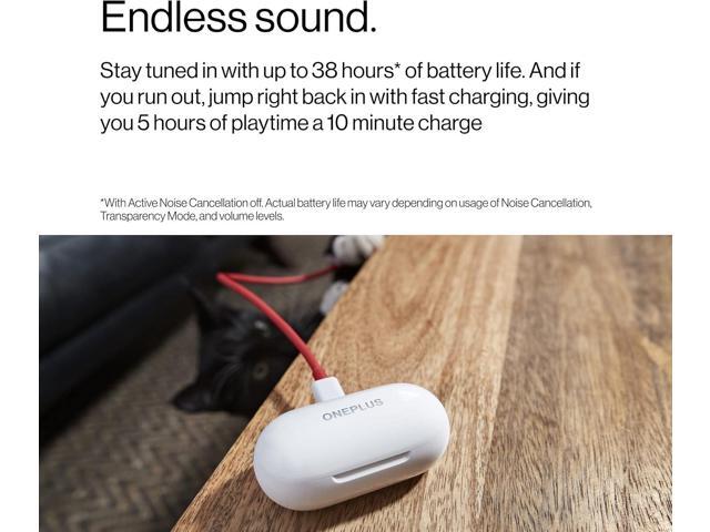 OnePlus Buds Z2 True Wireless Earbud Headphones-Touch Control with Charging Case,Active Noise Cancellation,IP55 Waterproof Stereo Earphones for...