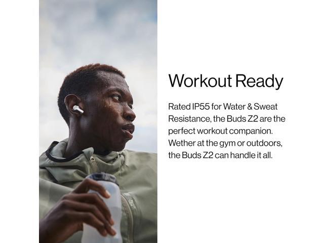 OnePlus Buds Z2 True Wireless Earbud Headphones-Touch Control with Charging Case,Active Noise Cancellation,IP55 Waterproof Stereo Earphones for...