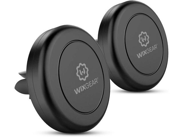 Magnetic Phone Holder for Car, WixGear [2 Pack] Universal Air Vent Magnetic Phone Mount for Car, Car Phone Holder Mount for Cell Phones and Mini...