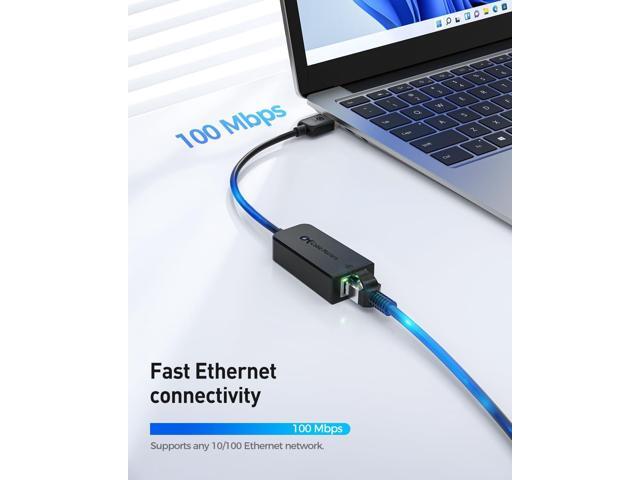 Cable Matters Plug & Play USB to Ethernet Adapter with PXE, MAC Address Clone Support (Ethernet to USB 2.0 Adapter, Ethernet Adapter for Laptop)...
