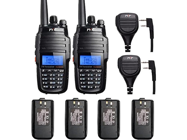 TYT TH-UV8000D 10Watts High Power Walkie Talkies Cross-Band Repeater Handheld Transceiver VHF UHF Dual Band Two Way Radio with Backup Batteries...