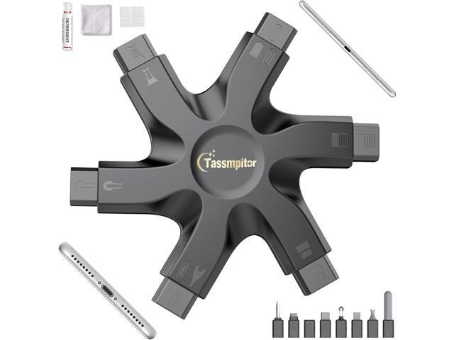 for iPhone Cleaning Kit Port Cleaner, Repair and Restore Tool for iPad Pro Watch Cell Phone Charging Port, Lightning Charger Cables Speaker Airpod...