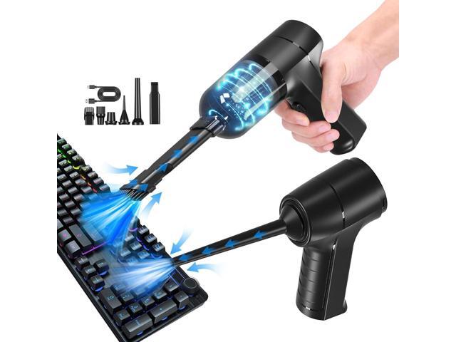 Meudeen Battery Operated Air Duster for Keyboard Cleaning, Cordless, Powerful, Energy-Efficient (Air-02)