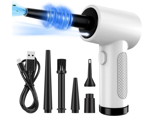 Compressed Air Duster, Keyboard Cleaner for Office, Replace Compressed Air Can, Portable Electric Air Duster, 51000RPM, 3 Speed, 6000mAh 10W Fast.