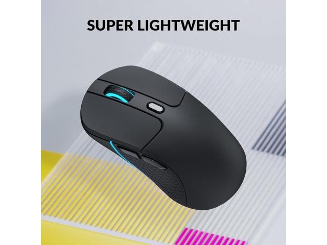 Keychron M3 Wireless Mouse, PAW3395 Sensor with Programmable Macro Button 26,000 DPI Supports 2.4 GHz/Bluetooth 5.1, 79g Ultra-Light Ergonomic...