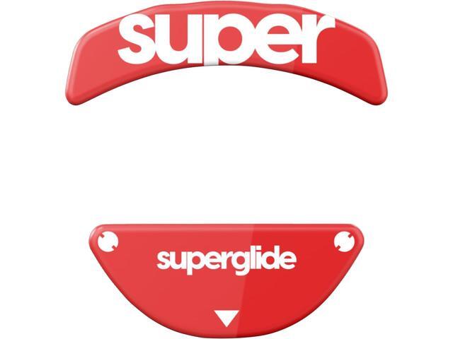 Superglide2 - New Controllable Speed Textured Surface Smoothest Mouse Feet/Glides Made with Ultra Strong Glass Smooth and Durable Sole for Razer...