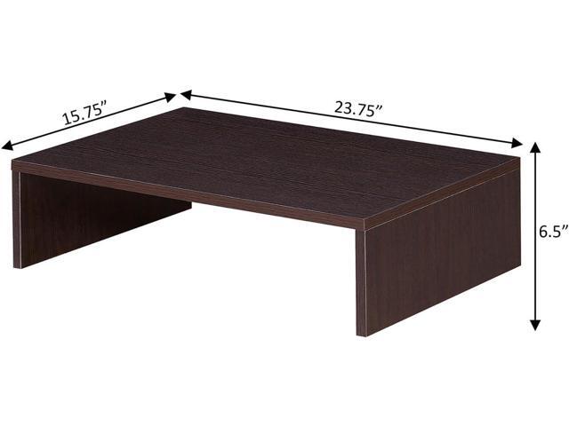 Convenience Concepts Designs2Go Small Monitor Riser for TVs up to 26', Espresso