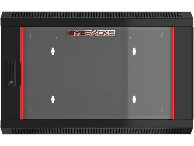 9U - Server Rack - Wall Mount Rack - Locking Cabinet for Network - Electronics - Security - Audio - Video - AV Equipment - Data Rack - 24-Inch...