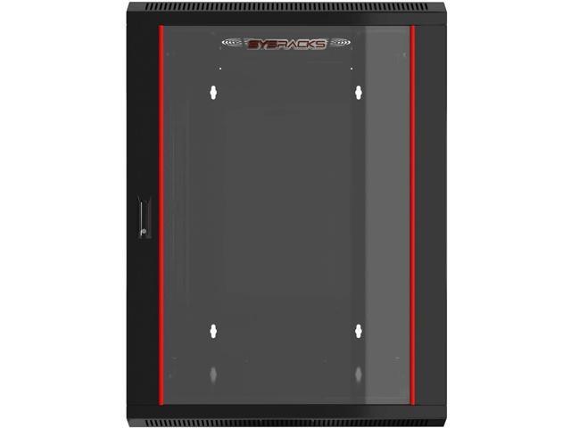 15U Wall Mount Server Rack Cabinet Locking Computer Cabinet Network Enclosure for Electronics Security Audio Video AV Equipment Data Rack 18-Inch...