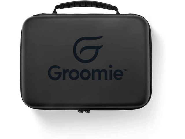 Groomie BaldiePro Travel Case (Black) Shaving Kit Travel Organizer For Men Sleek Portable Hard Case for Carrying On the Go Electric Head Shaver...