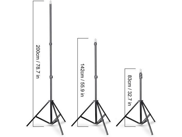 SLOW DOLPHIN Photo Background Support System with Backdrop Stand Kit, 100% Pure Muslin 6.5 Ft x 10 Ft Chromakey Green Screen Backdrop,Clamp, Carry...