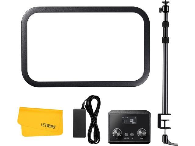 Godox ES45 Key Light,LED Video Light with Extendable Desk Stand,2.4G Wireless Control,0-100% Brightness & 2800-6500K Color Temperature,E-Sports LED...