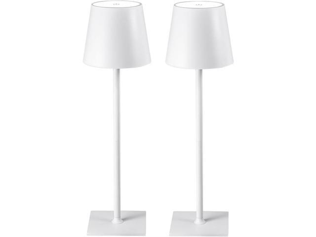Photos - Chandelier / Lamp NOEL space 2 Pack Cordless Table Lamps, 3 Colors Stepless Dimming, 5000mAh Rechargeab 