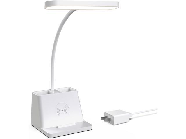 Photos - Chandelier / Lamp NOEL space Small Desk Lamp, White Gooseneck Desktop Lamp, Study Lamps for Bedrooms/Sm 