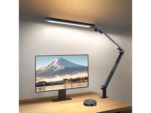 Photos - Chandelier / Lamp NOEL space LED Desk Lamp with Clamp, 24W Ultra Bright, Three Light Sources with Atmos 