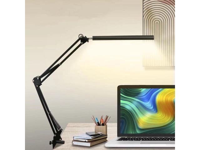 Photos - Chandelier / Lamp NOEL space Desk Lamp, 12W Eye-Caring Metal Swing Arm Desk Lamp with Clamp, 20 Brightn 