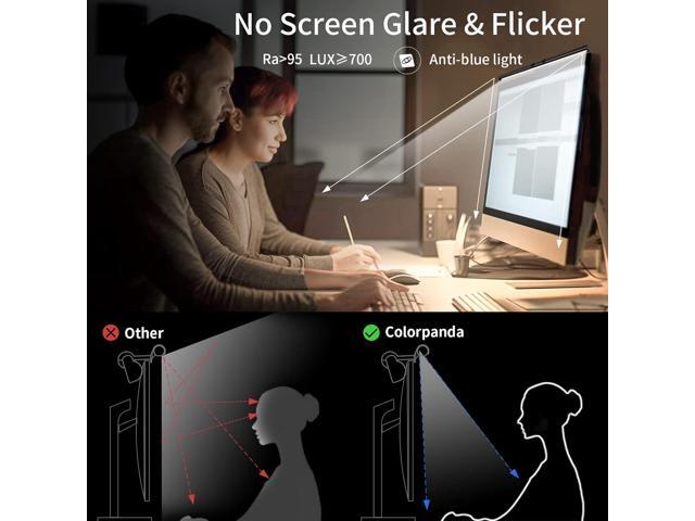 Monitor Light Bar, USB Reading LED Task Lamp with Touch Control, No Screen Glare Dimmable Desk Lamp Computer Monitor Light Bar for Screen Home Office