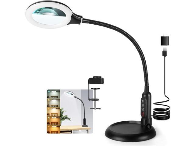 Photos - Chandelier / Lamp NOEL space 2-in-1 Magnifying Glass with Light and Stand, 5 Lighting Modes Stepless Di 
