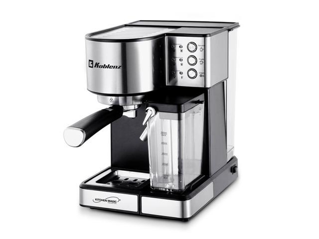 Photos - Coffee Maker Koblenz Espresso Machines with Steamer, Milk Frothier Tank, 15 Bar Pump Es 