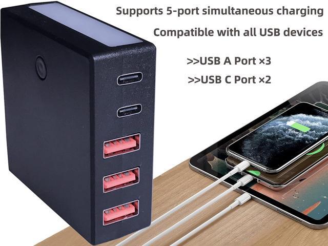 Bejav 24v 12v to USB 5v Step Down Converter 12v USB Charger Multi Port Adapter Compatible with iPhone Samsung USB Device Smart Phone Tablets Charging