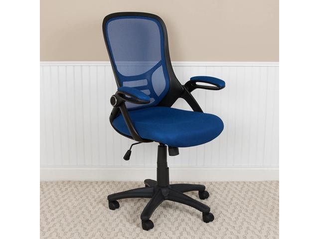 Flash Furniture Porter High Back Mesh Ergonomic Swivel Office Chair with Lumbar Support, Flip-Up Arms, Tilt Lock/Tilt Tension, Height Adjustable,...