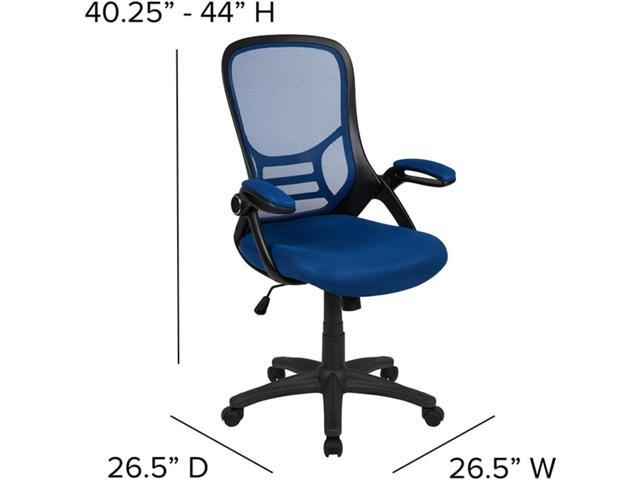 Flash Furniture Porter High Back Mesh Ergonomic Swivel Office Chair with Lumbar Support, Flip-Up Arms, Tilt Lock/Tilt Tension, Height Adjustable,...
