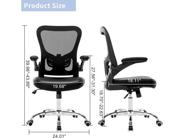 X XISHE Office Chair Ergonomic Desk Chair,Mesh Computer Gaming Chair,Home Office Desk Chairs,Executive Task Chair,Adjustable Height PU Leather...