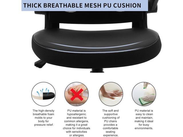 X XISHE Office Chair Ergonomic Desk Chair,Mesh Computer Gaming Chair,Home Office Desk Chairs,Executive Task Chair,Adjustable Height PU Leather...