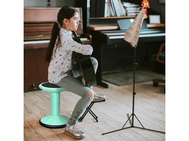 Giantex Wobble Stools for Classroom Seating, Wiggle Stool with Adjustable Height, 23 Inch Active Learning Stool, Sitting Balance Chair for School,...